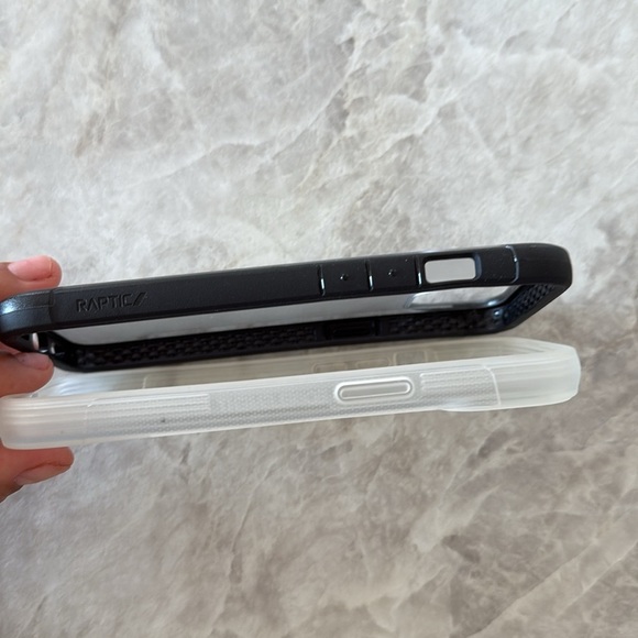 RAPTIC Terrain 2 Phone Cases - Black and Clear iPhone 13 Cases Bundle - Picture 8 of 15